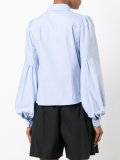 chest logo embroidered shirt