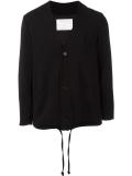 drawstring v-neck jacket
