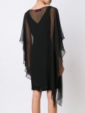 tulle overlay dress