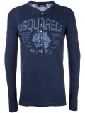 floral logo henley