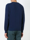 ribbed trim sweatshirt 