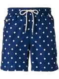 polka dots swim shorts