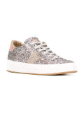 glitter lace-up sneakers