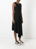 cut-out back midi dress