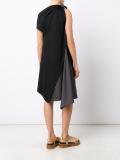 colour block jersey dress