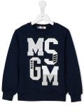 logo print sweatshirt