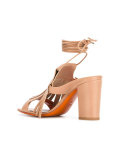 buckled fringed sandals