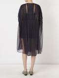 pleated evening dress
