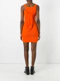 cut-off detail knitted dress