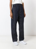 wide-leg flared trousers 