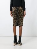 animal print pencil skirt