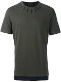 lightning bolt print T-shirt