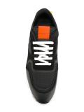 paneled lace-up sneakers