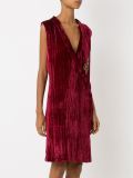 velvet sleeveless dress
