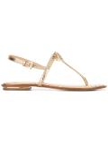 snakeskin effect sandals 