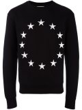 embroidered star sweatshirt