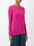 round neck knit blouse