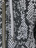 snakeskin print hoodie