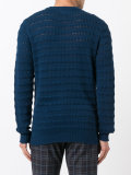 ribbed detail sweatshirt 