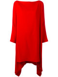 draped oversized dress
