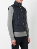 quilted pockets vest