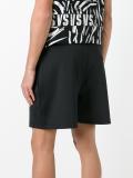 logo patch track shorts 