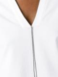 glitter stripe detail sweatshirt