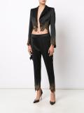 burnt effect trousers