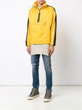 zipped collar jacket