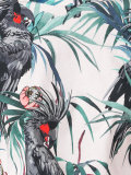 bird print T-shirt 