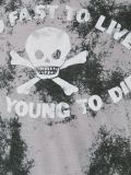 too fast to live print T-shirt