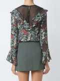 floral print blouse