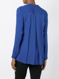band collar blouse
