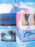 postcard print T-shirt