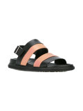 colour block sandals
