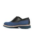 leather trim derby shoes
