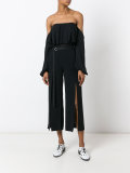 Roman split leg trousers