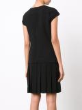pleated georgette skirt dress