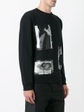 abstract print sweatshirt