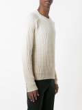 degradé open knit jumper
