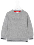 logo embroidered jumper