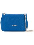 embossed shoulder bag