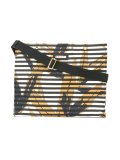striped oversized tote