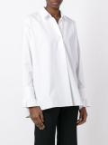 contrasting trim blouse
