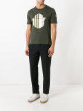 check motif T-shirt