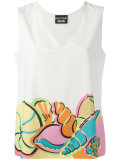 mermaid print T-shirt