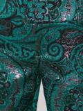 jacquard slim fit pants 