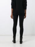 ribbed paneling leggings