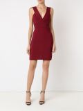 v-neck knit dress