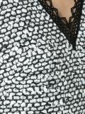 V-neck bouclé dress